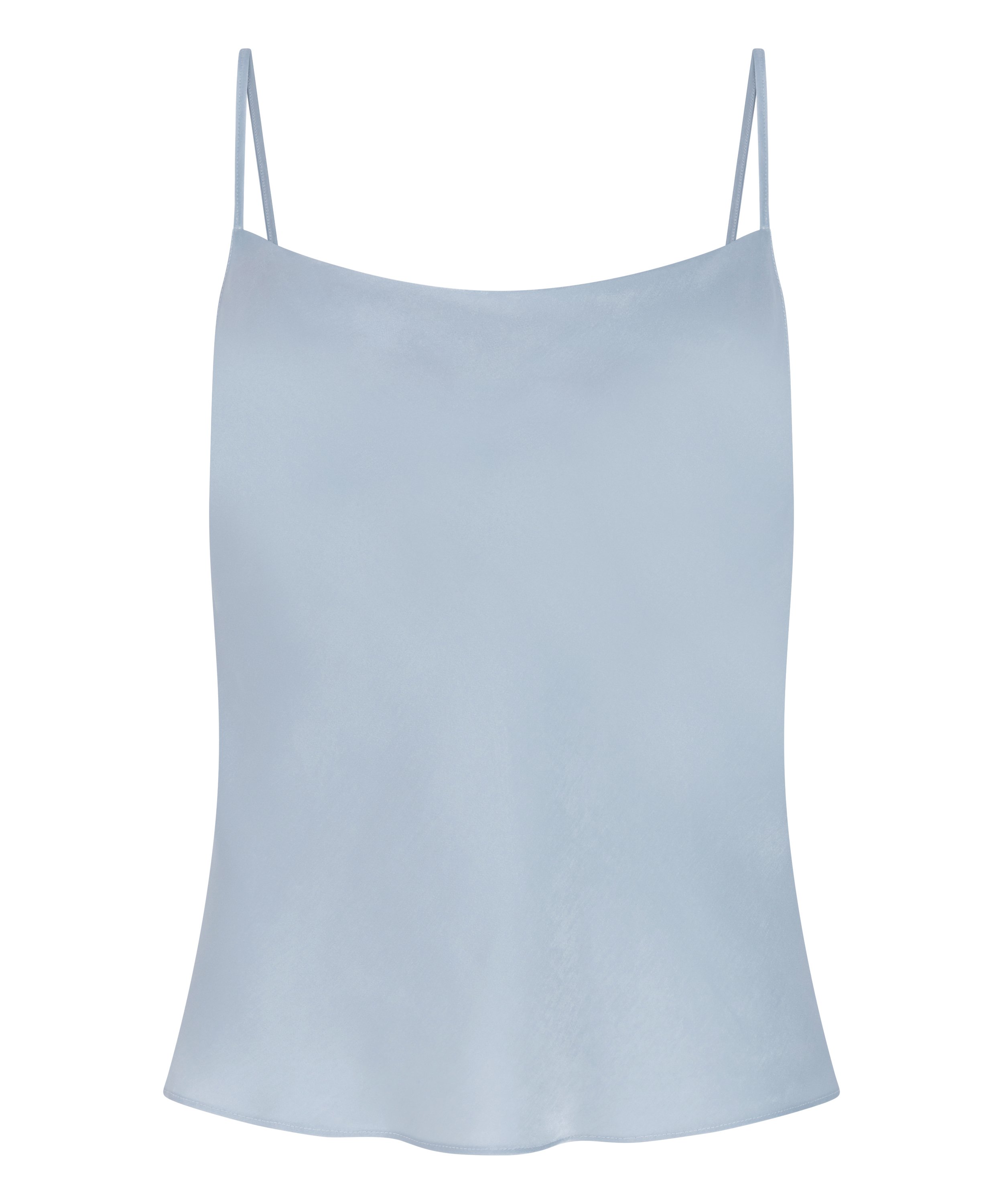 Cami Satin Minimal, Blue, main
