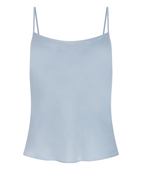 Cami Satin Minimal, Blue
