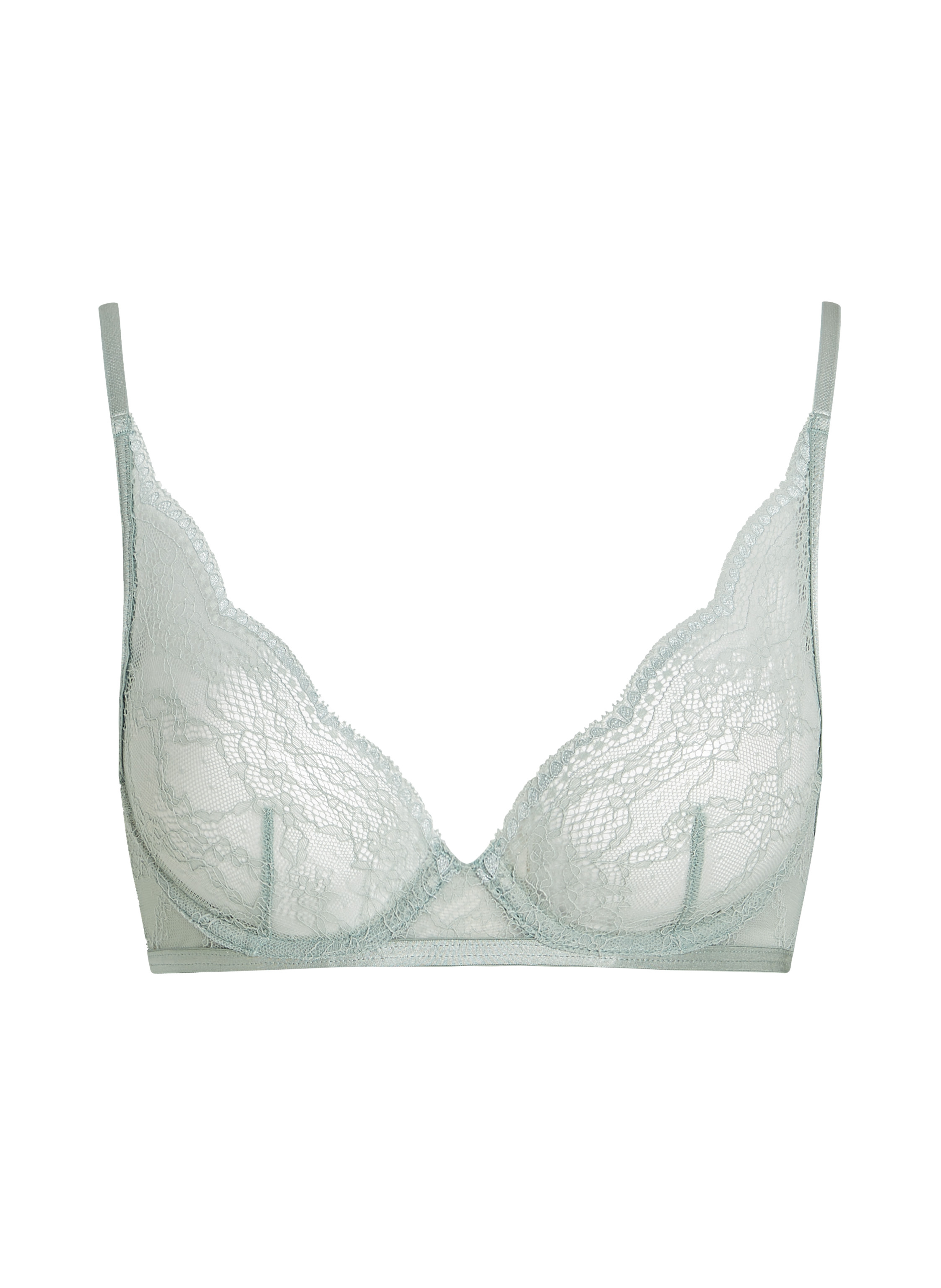 Isabelle Non-Padded Underwired Bra, Green, main