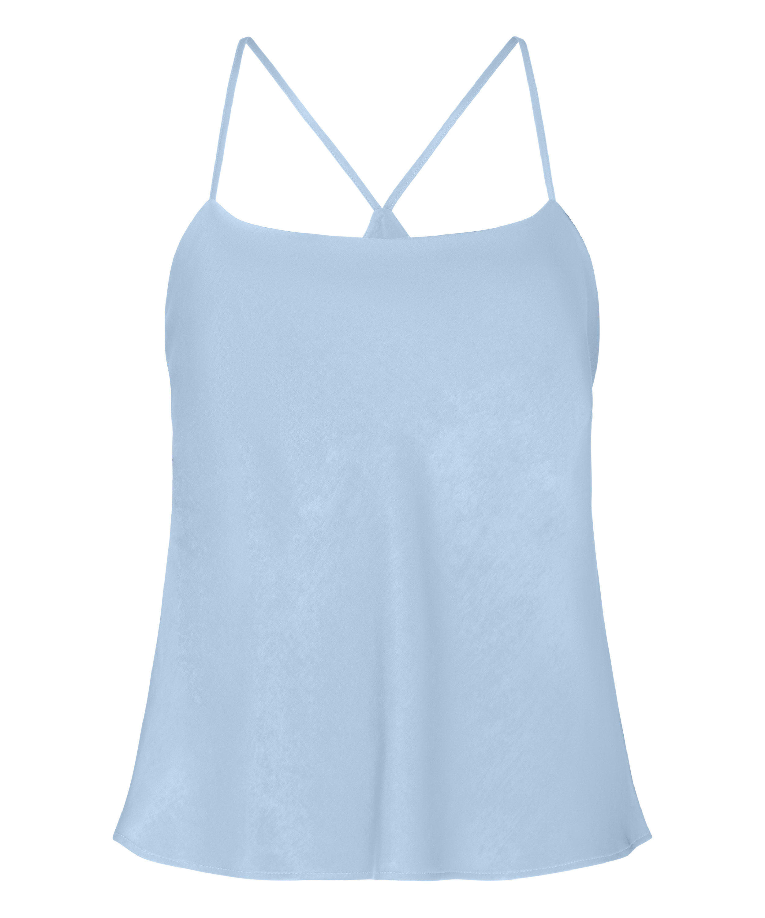Ayla Satin Cami Top, Blue, main