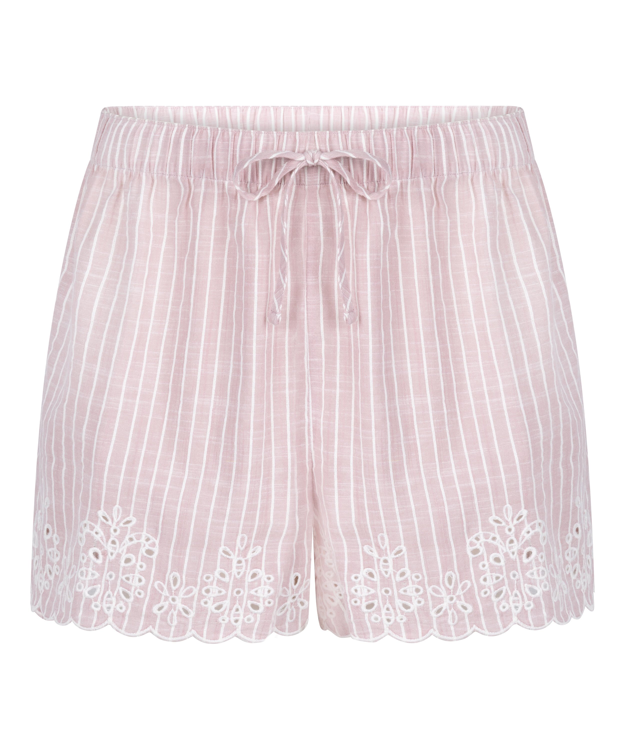 Striped Pyjama Short, Pink