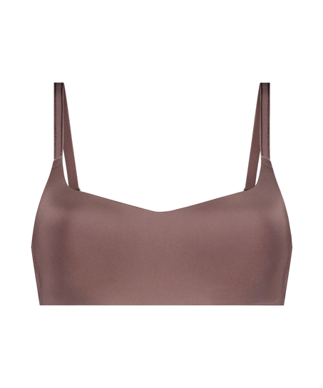 Tia Padded Non-Underwired Bra, Brown