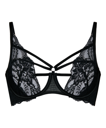 Non-Padded Underwired Bra Sosha, Black