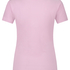 Rib Short-Sleeved Top, Pink