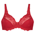 Diva Non-Padded Underwired Bra, Red