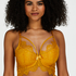 Marilee Padded Underwired Longline Bra, Yellow