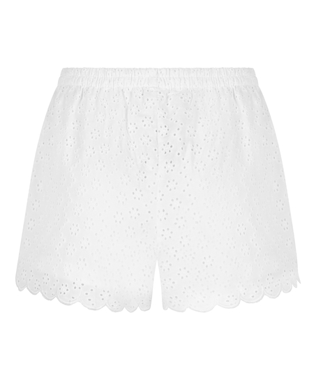 Short Broiderie Anglaise, White