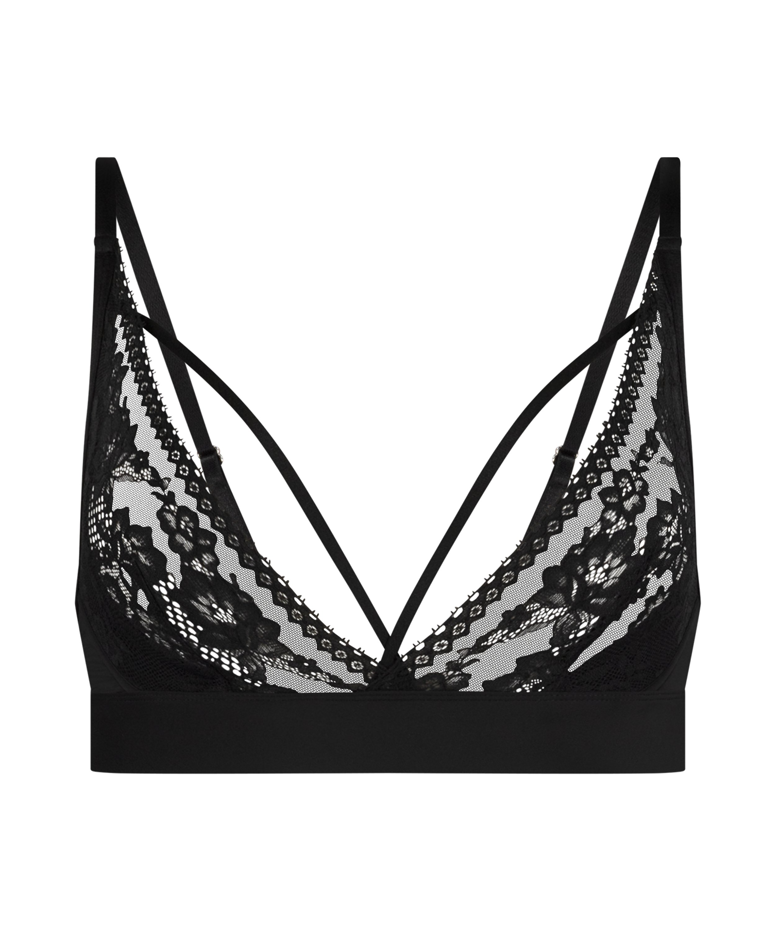 Remi Bralette, Black, main
