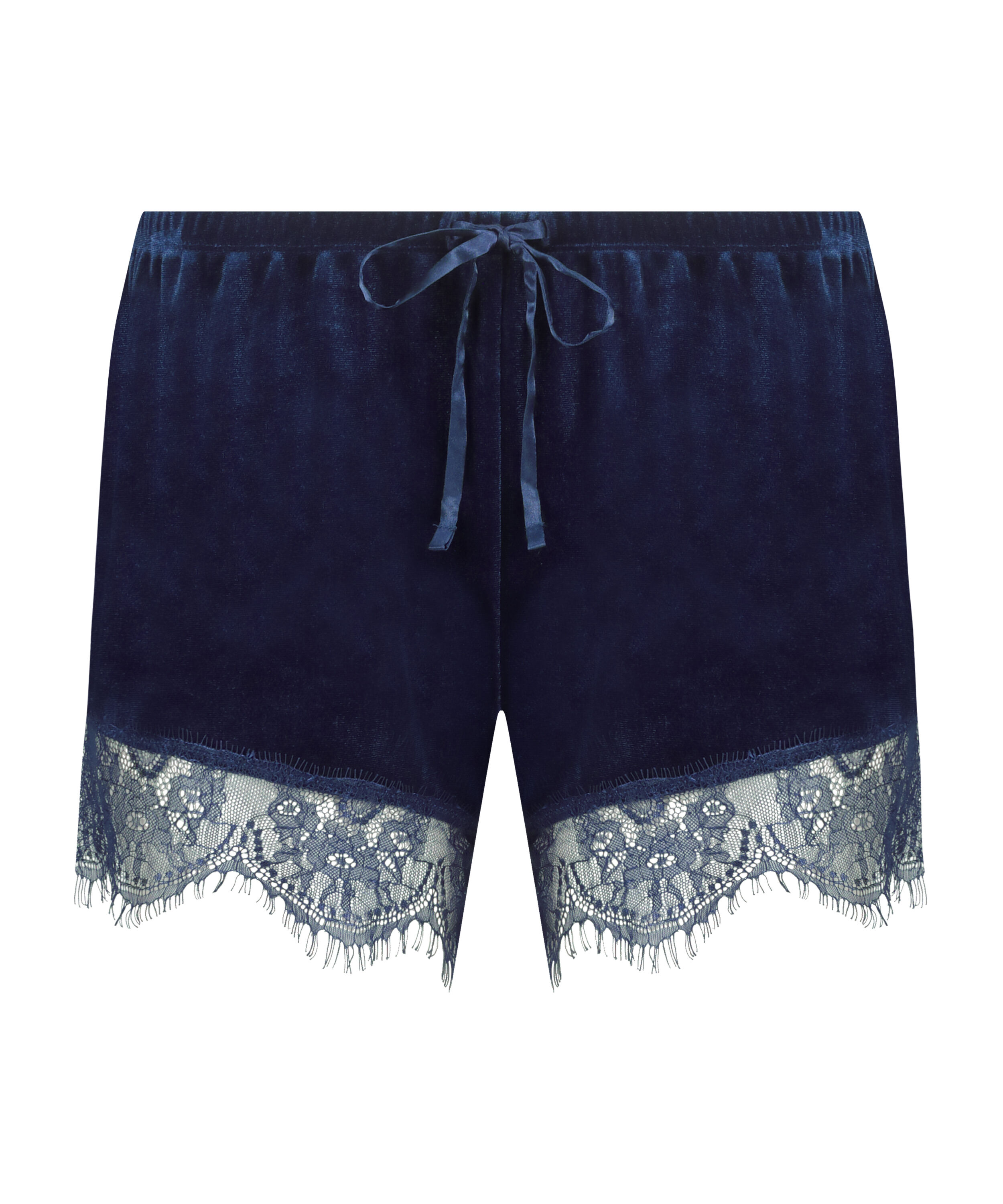 Shiny Velours Lace Short - Pajama Pants - Hunkemöller