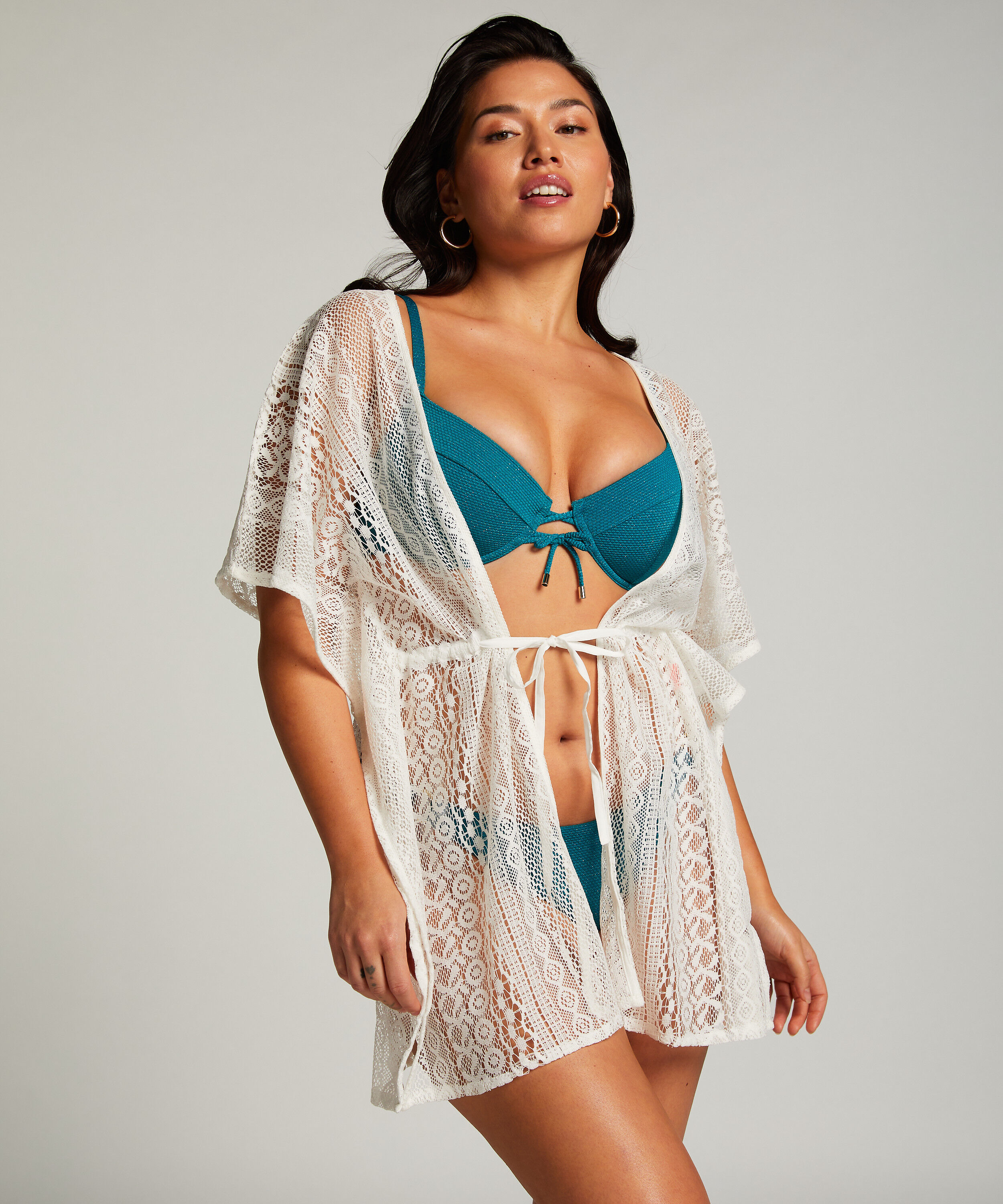 Beach Kaftan, White