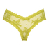 V-shaped Brazilian knickers mesh, Green