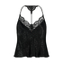 Leopard Cami, Black