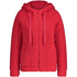Fleece cardigan, Red