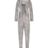 Flannel Fleece Onesie, Gray