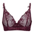 Non-Padded Underwired Longline Bra Peonie, Purple