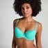 Marine Padded Underwired Bra, Green