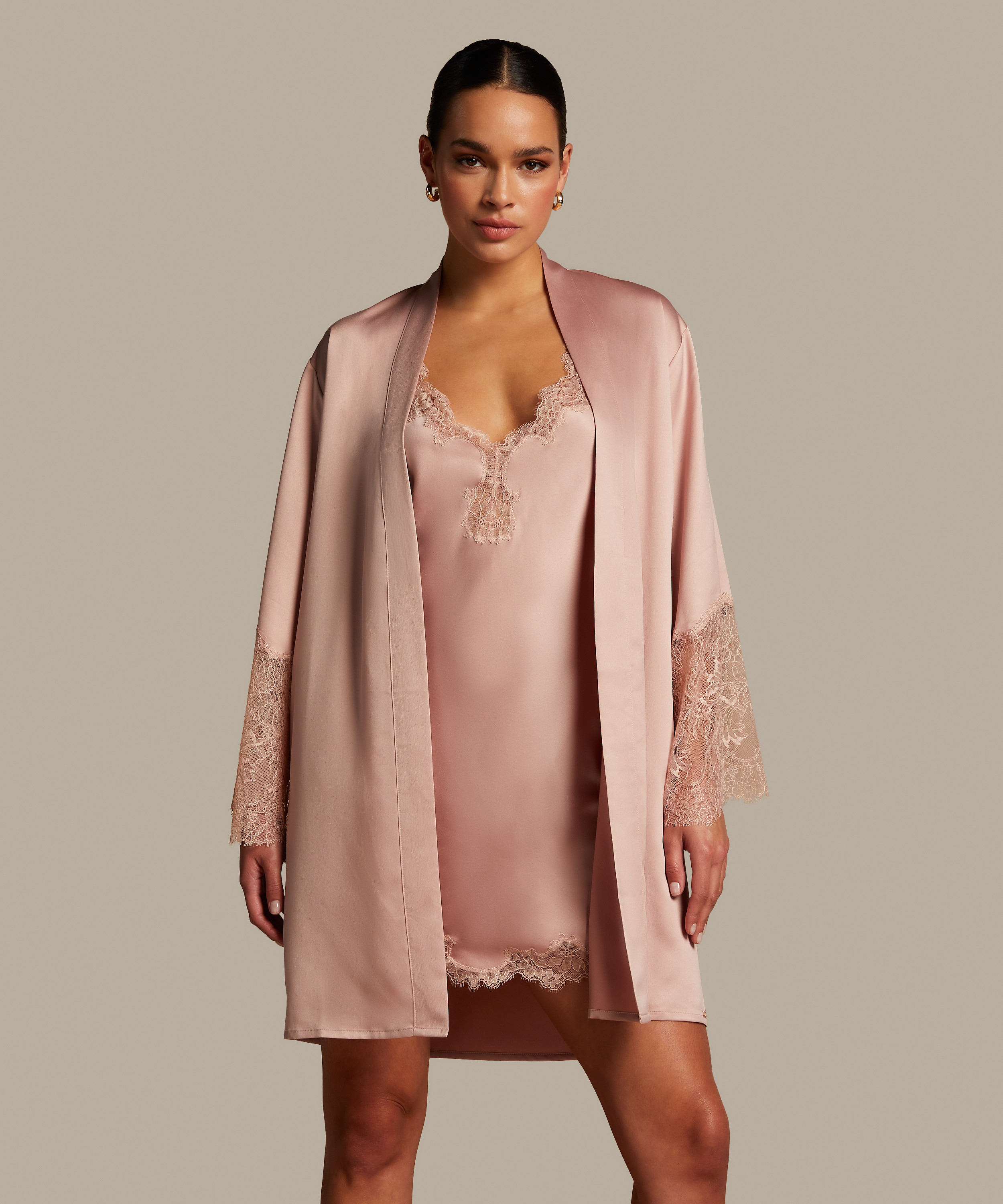 Camille Kimono, Pink, main