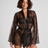 Kimono Allover Lace, Black