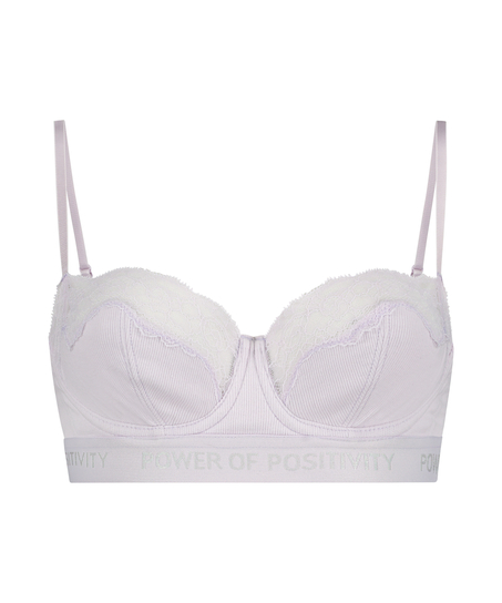 Amalia non-padded underwired bra, Purple
