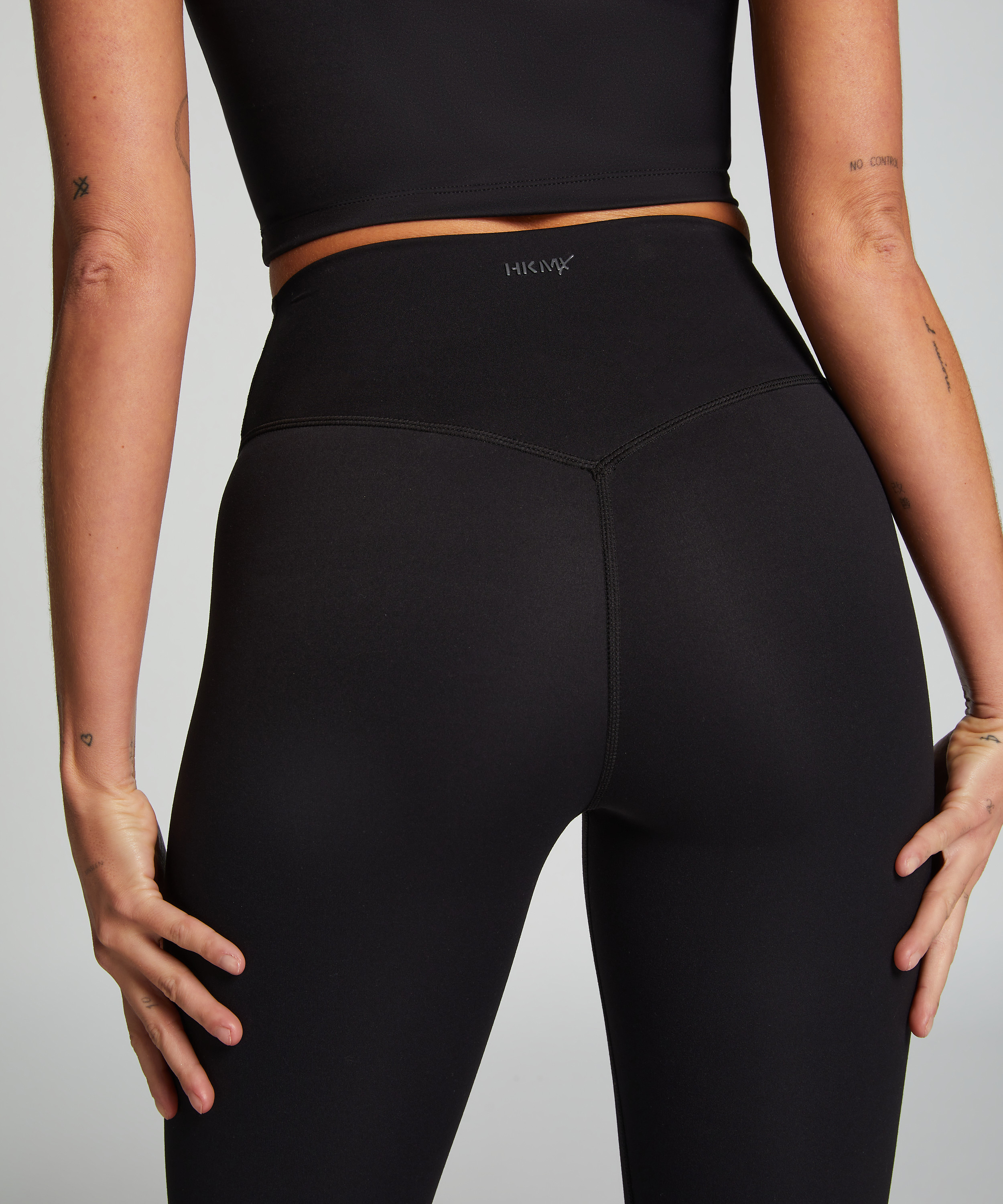 HKMX High Waist Leggings, Black, main