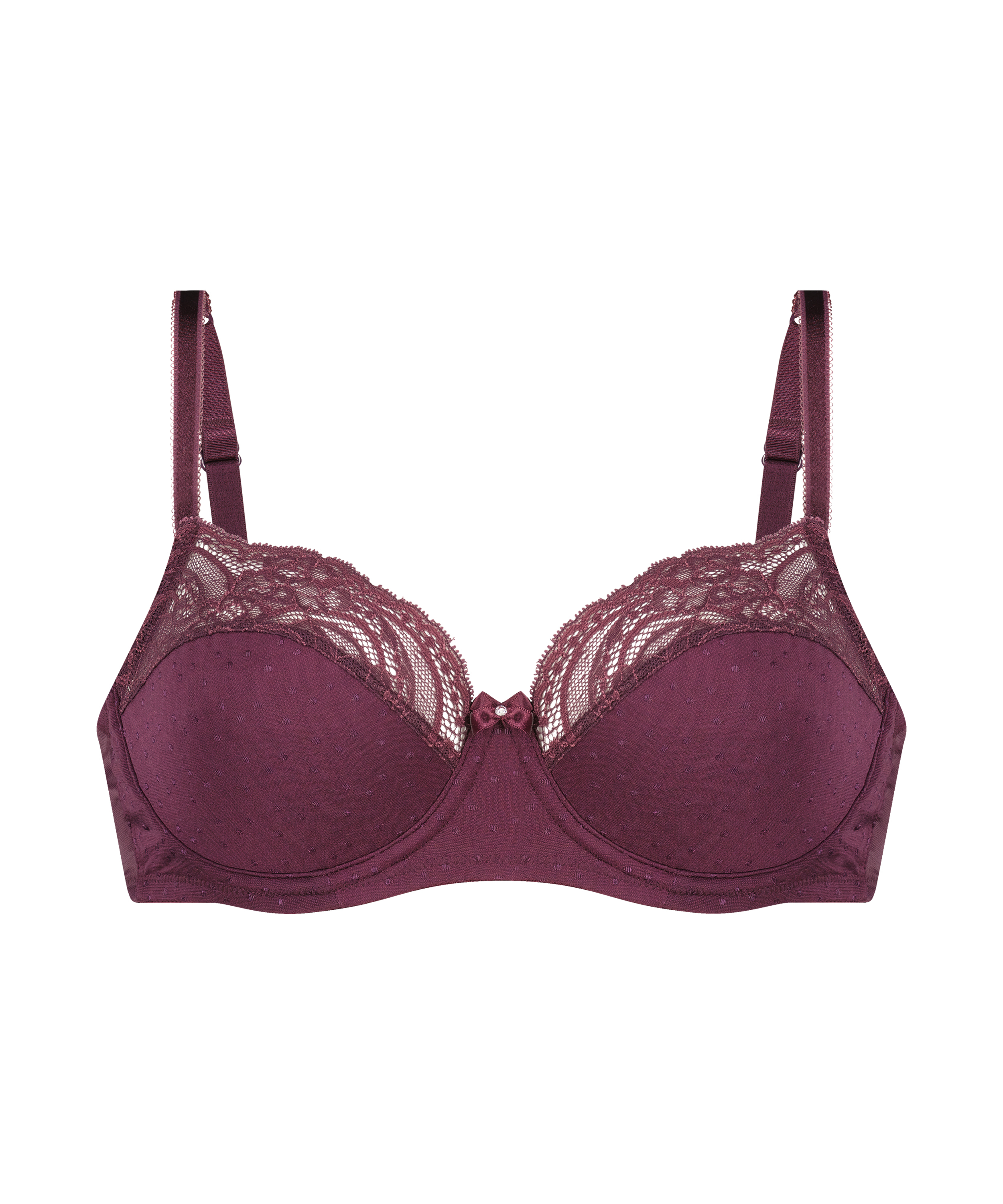 Sophie Non-Padded Underwired Bra, Purple, main