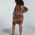 Flannel Fleece Hoodie, Beige