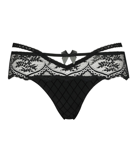 Skylar Thong Boxers, Black