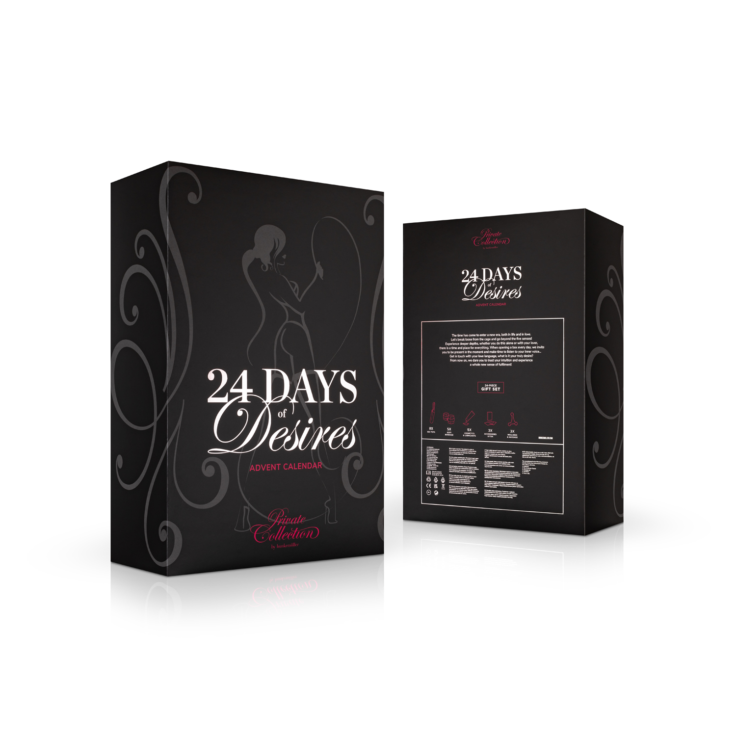 Private Naughty & Nice Advent calendar, Red, main