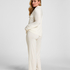Essential Jersey Long-Sleeved Jacket, White