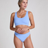 Dianne High Leg Thong, Blue