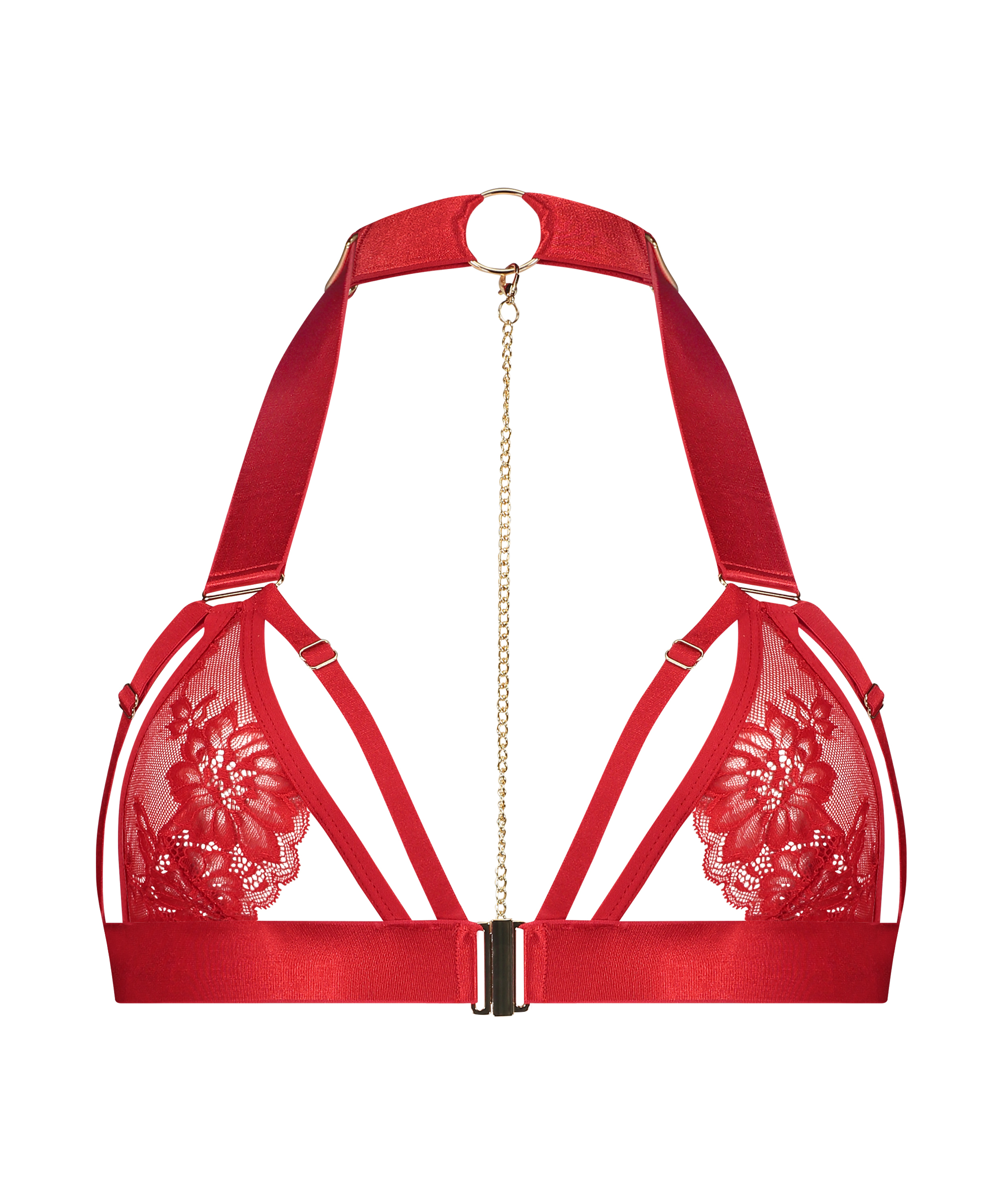 Clementine Bralette, Red, main