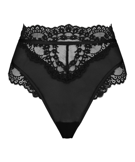 High thong Marie, Black