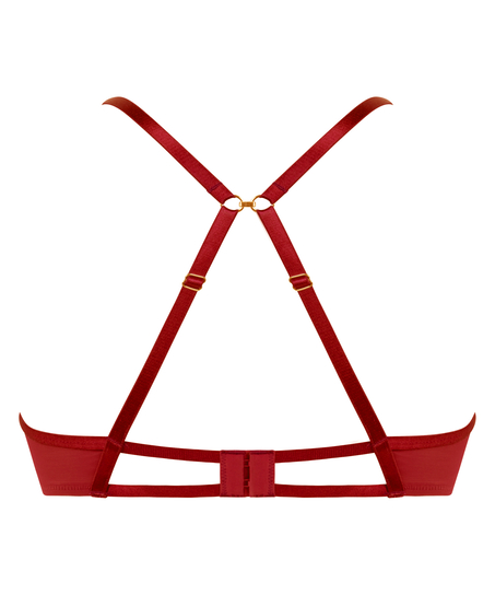 Cinnamon Non-Padded Underwired Bra, Red