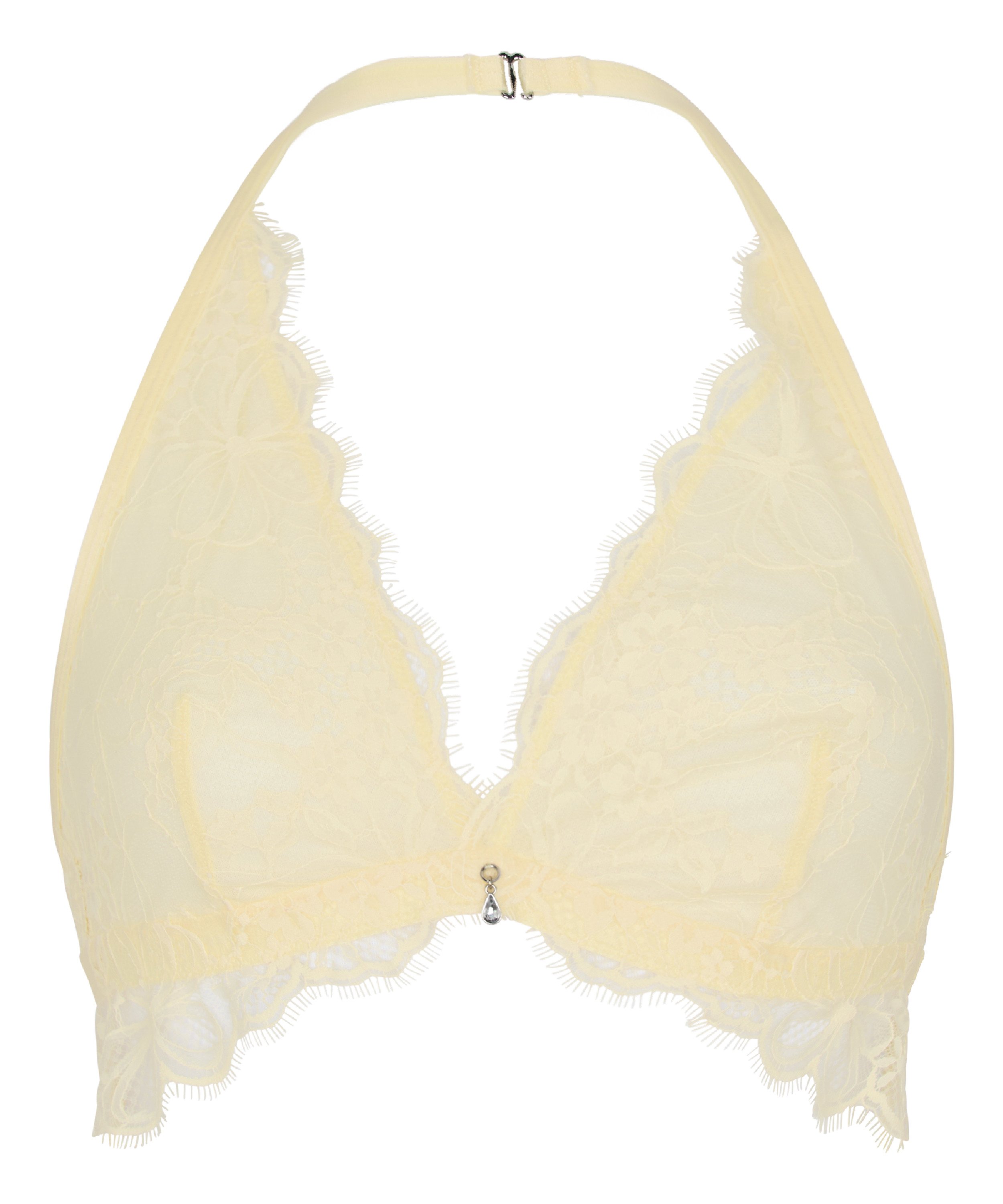 Halter Longline Bra Prina, Yellow, main