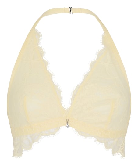 Halter Longline Bra Prina, Yellow