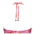 Floral Bikini Top Cup E +, Pink