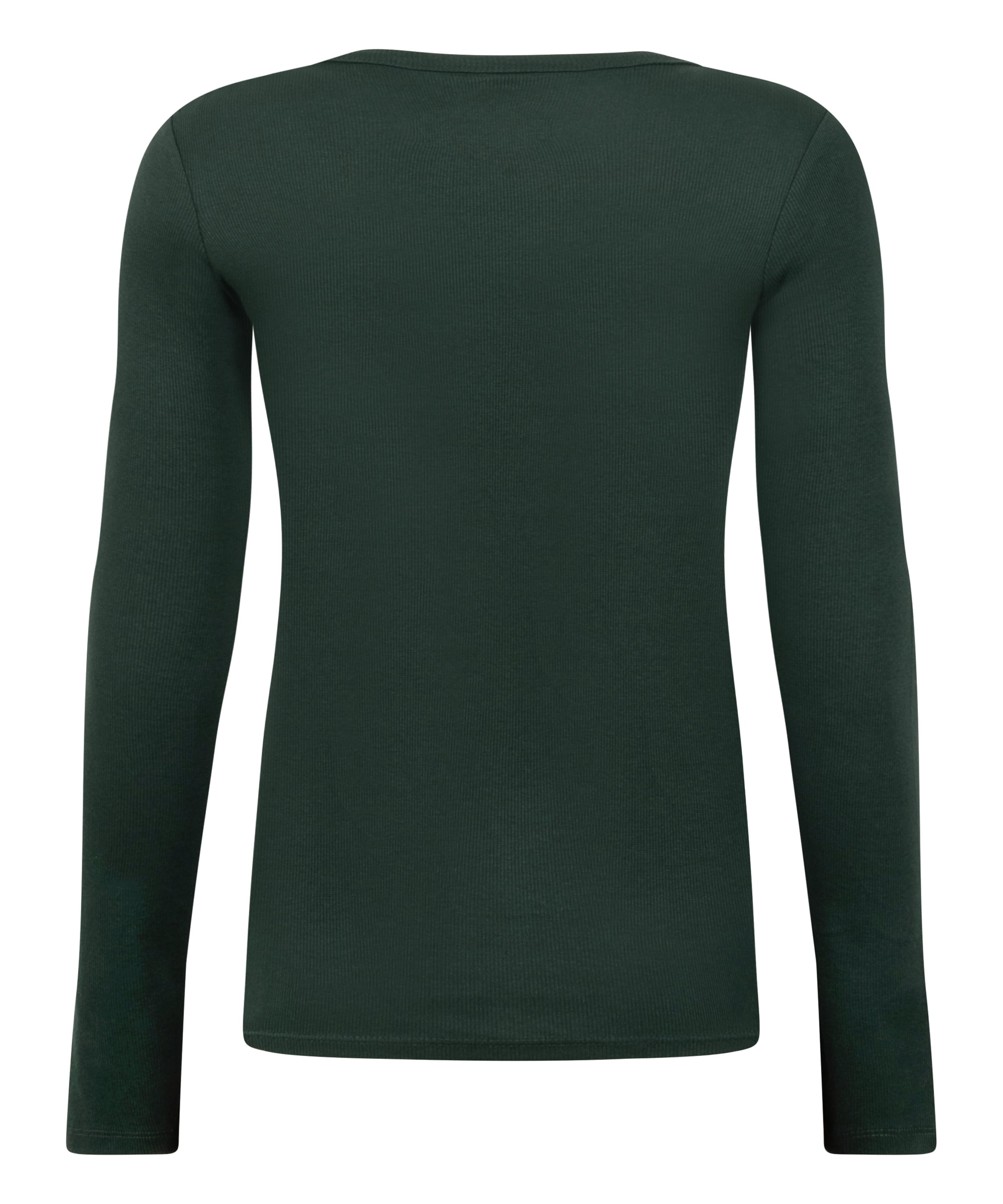 Cotton Pyjama Top, Green, main
