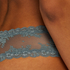 V-shaped Brazilian knickers mesh, Green