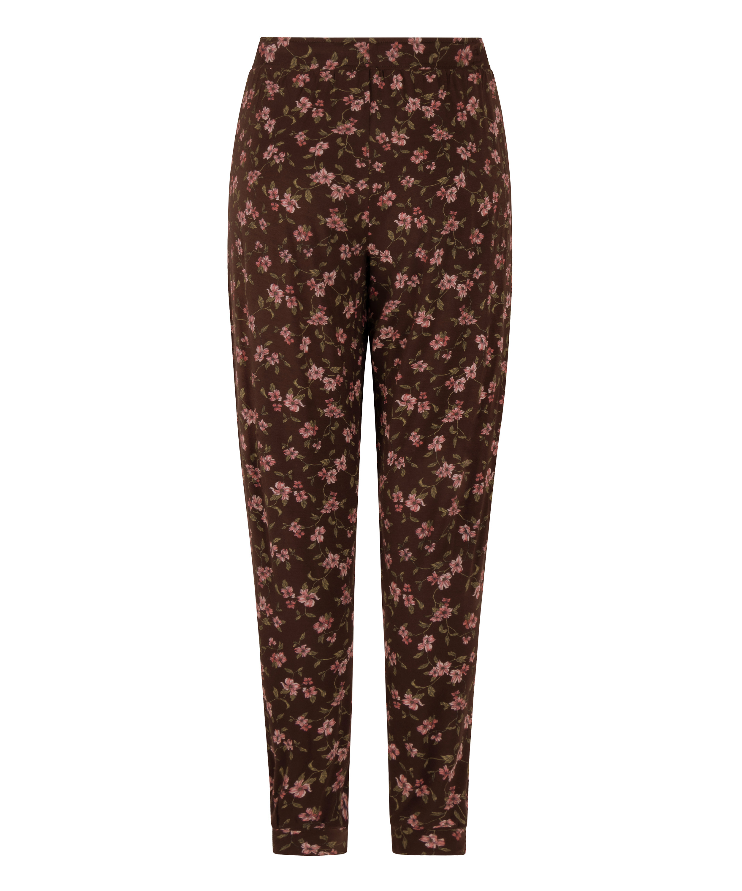 Jersey Pyjama Pants, Brown, main