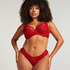 Daisy Non-Padded Underwired Bra, Red