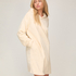Snuggle Fleece Lounge Dress, White