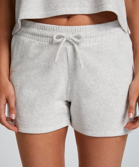 Velvet Pocket shorts, Gray