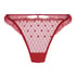 Cordelie Highleg Thong, Red