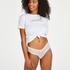 V-shaped Brazilian knickers mesh, Pink
