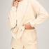 Pyjama Set Cable Fleece Heart, White