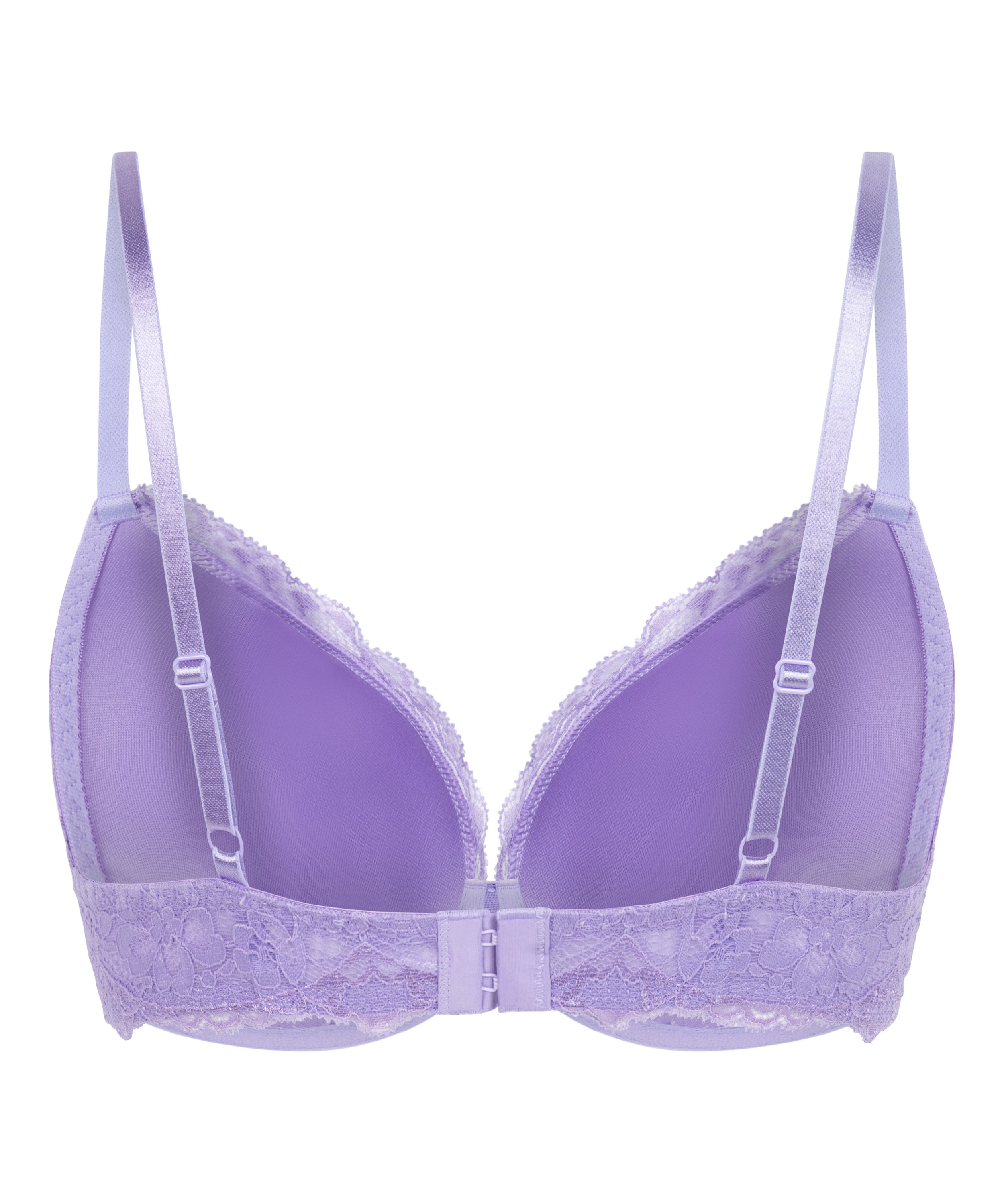 Marine Padded Push-Up Underwired Bra, Purple, main