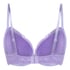 Marine Padded Push-Up Underwired Bra, Purple