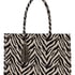Tote Bag Zebra, Black
