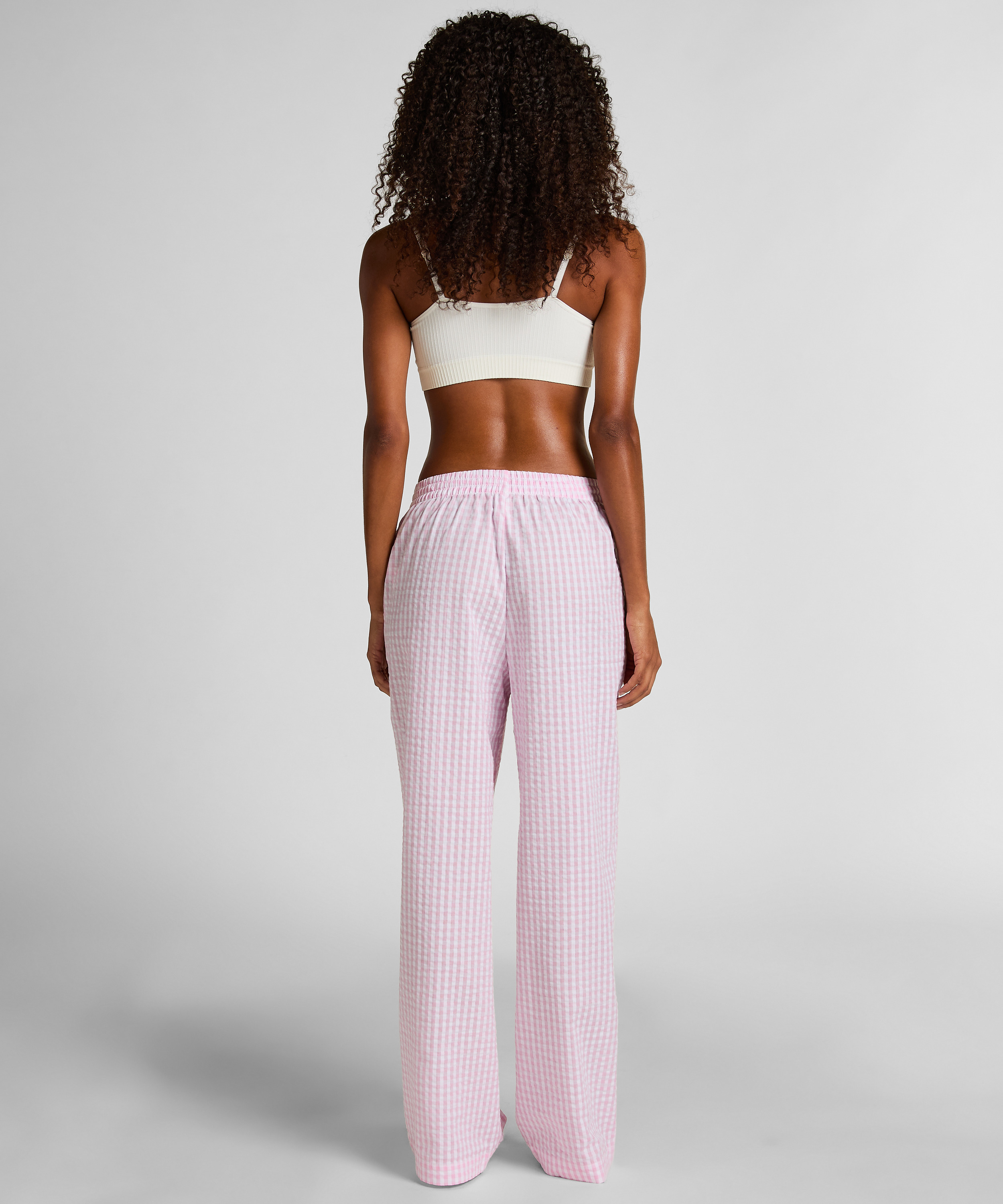 Cotton Pyjama Pants, Pink, main