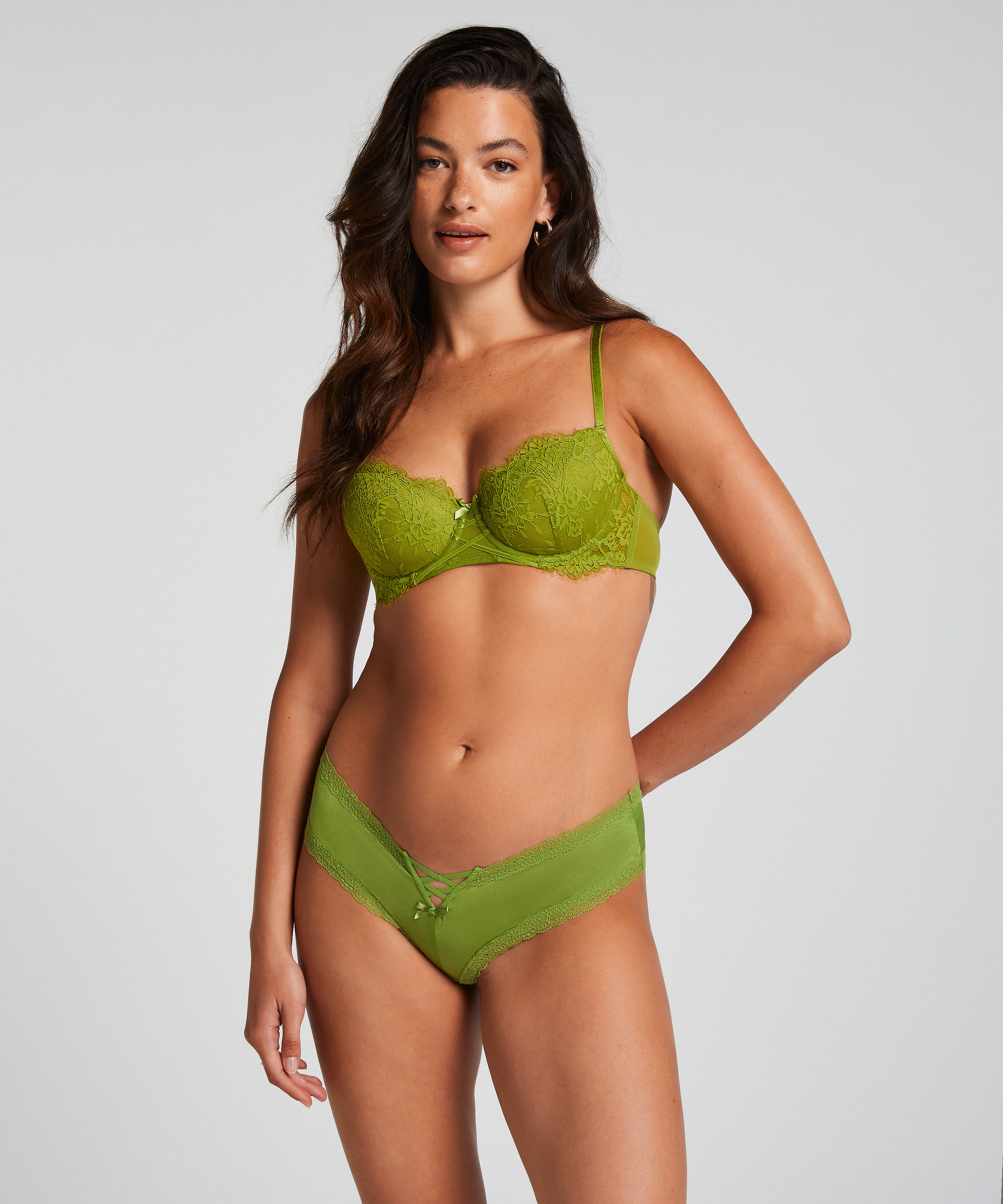 Vixen V-shaped brazilian, Green, main